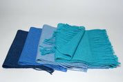 Bufanda 100% Alpaca, color Turquesa