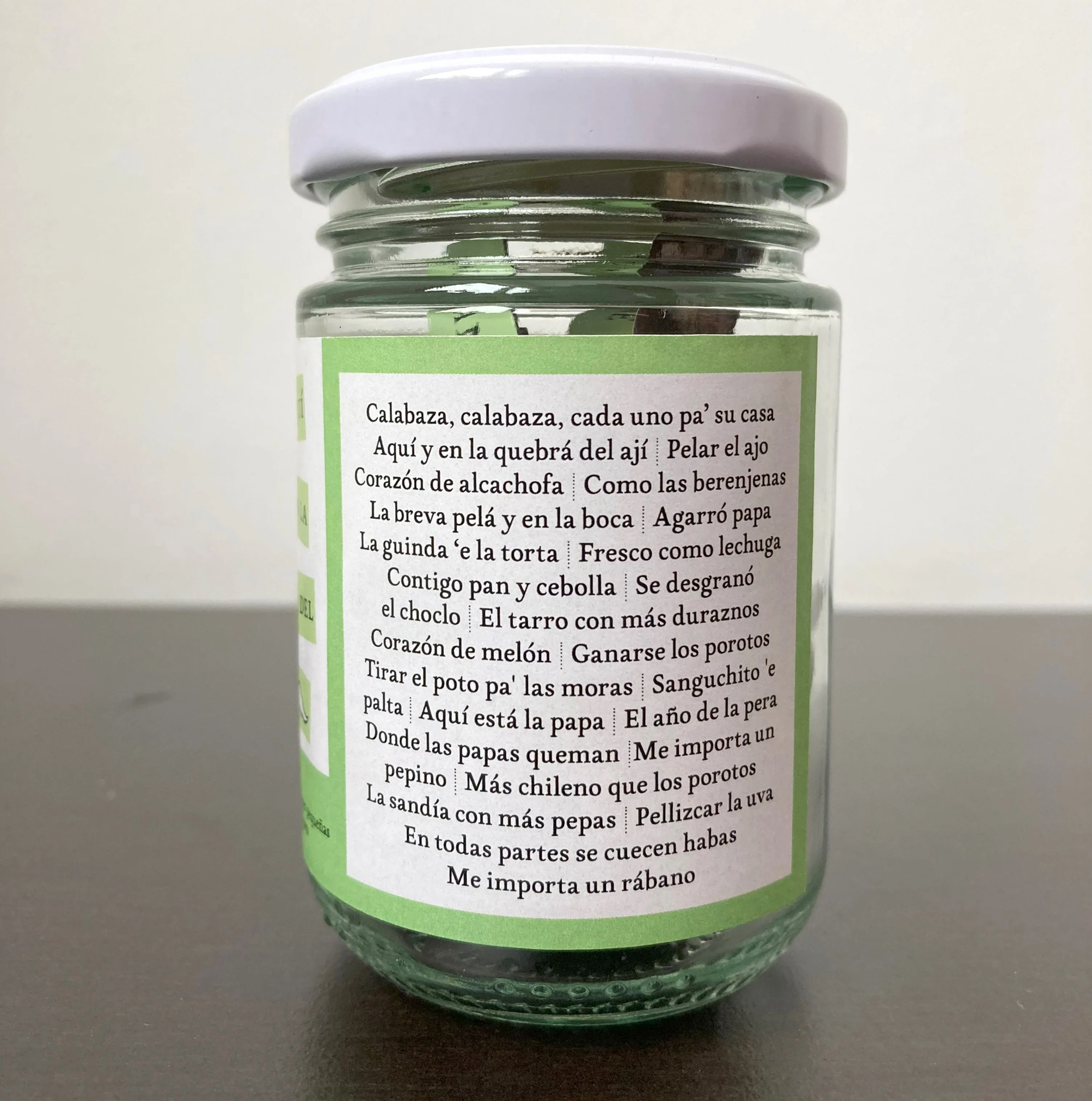 Dichos magnéticos Frutas y Verduras