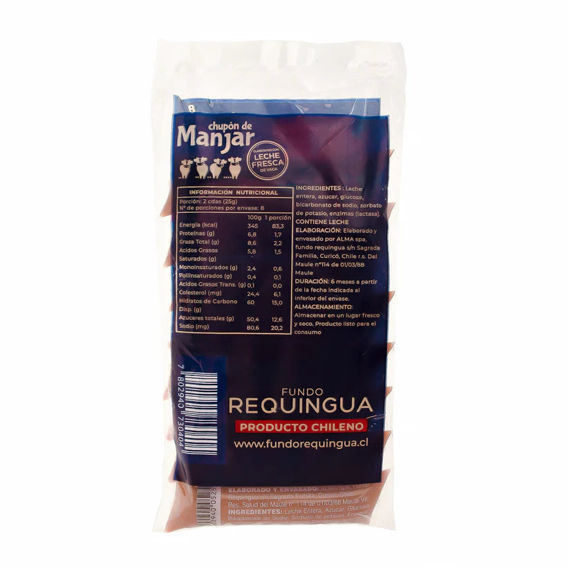 Chupones de Manjar - Ganchera (8 unids)