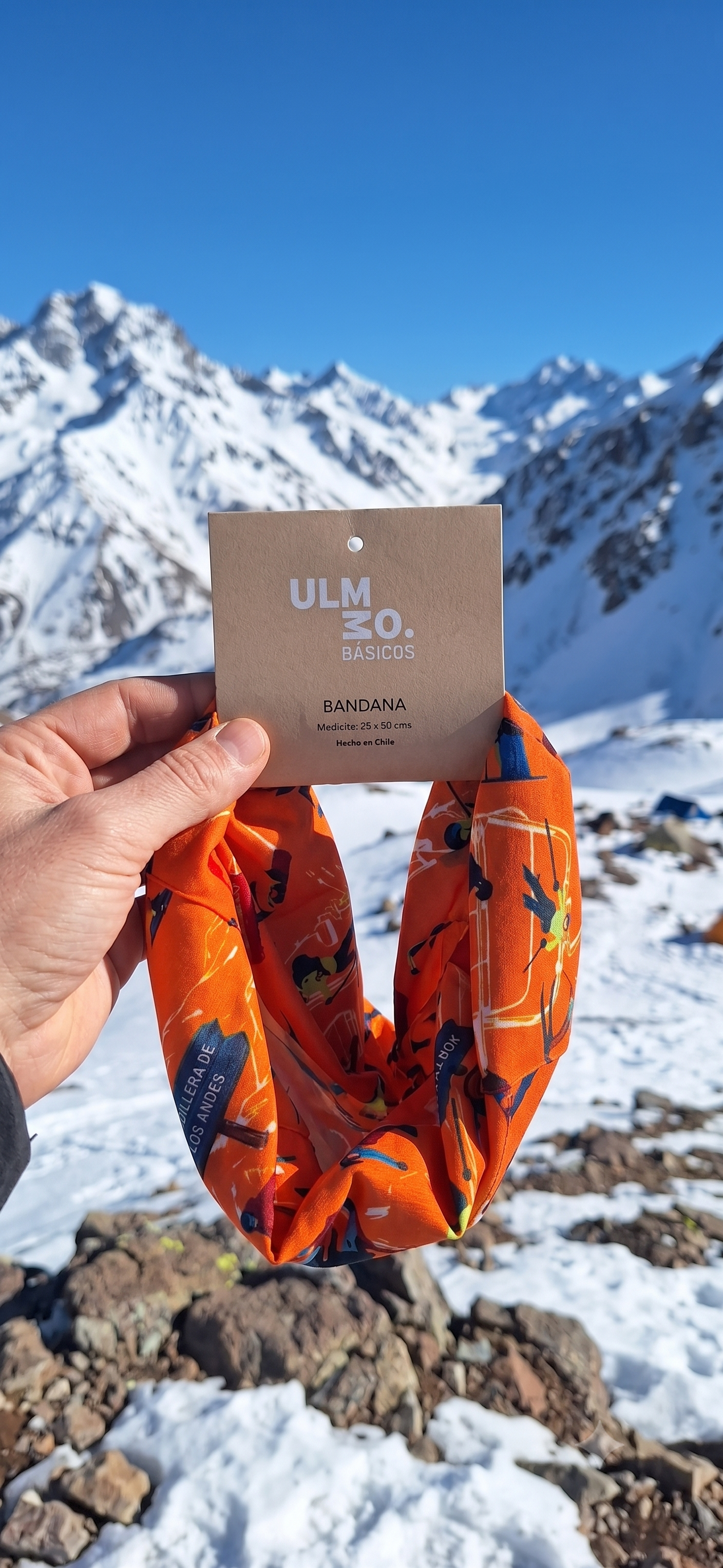 Bandana Multifuncional | Colección Andes & Ski Naranja