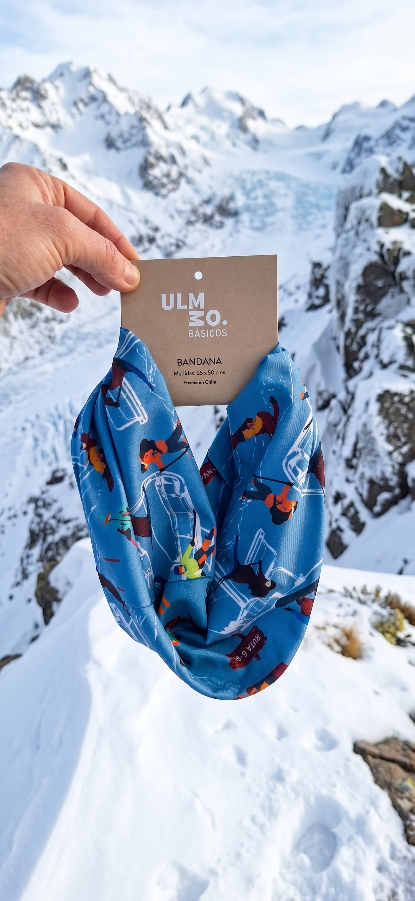 Bandana Multifuncional | Colección Andes & Ski Azul