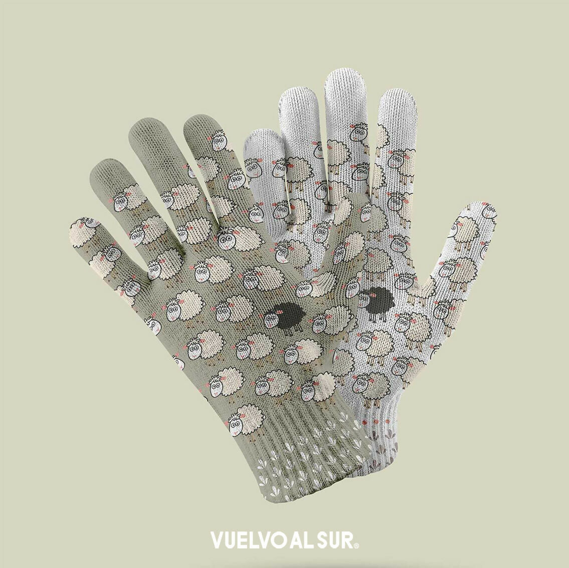 Guantes Ovejita Verde