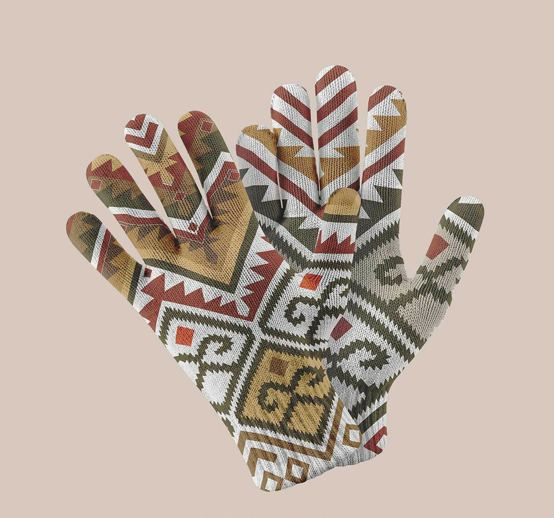 Guantes Mapuche Rojo 2