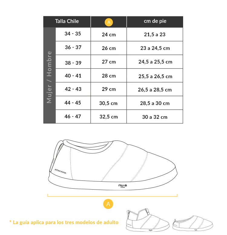 Pantuflas térmicas Futaleufú Nu-B Foam