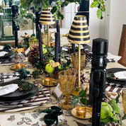 Mantel Cascanueces Dorado - Organza Mostaza