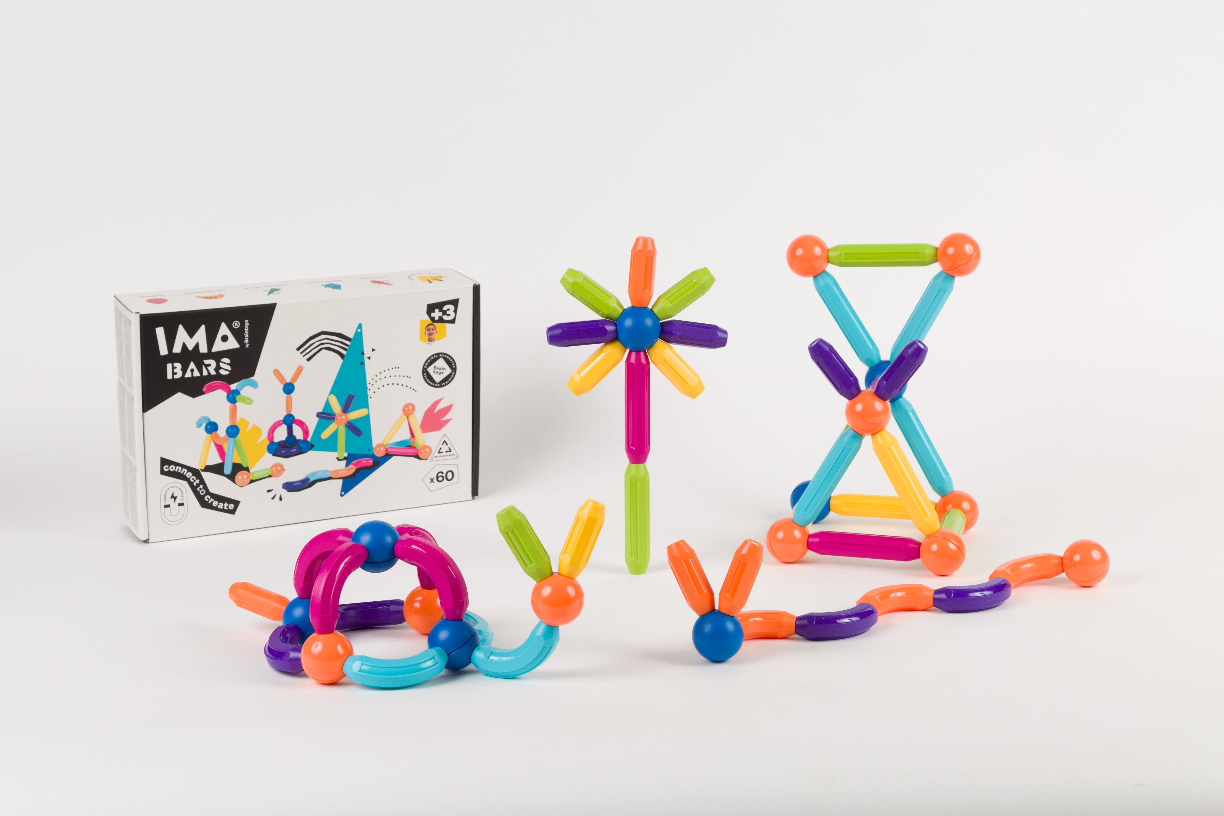 Juegos magnéticos | Imabars 60 piezas - IMANIX