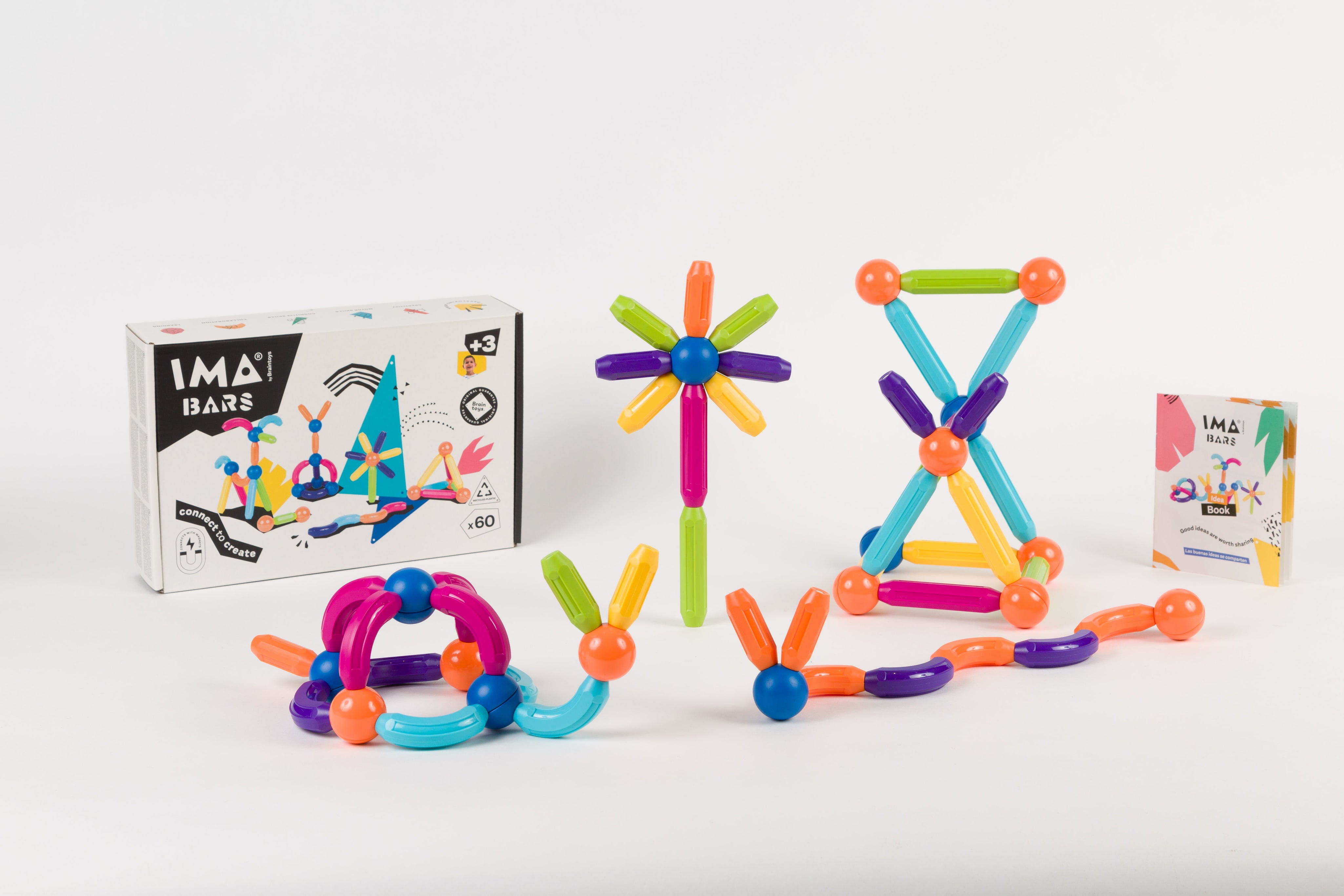 Juegos magnéticos | Imabars 60 piezas - IMANIX