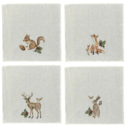 Set 4 Servilletas Woodland - Lino Poliester