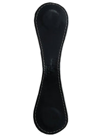 Marcador de páginas de cuero Negro con magnetos