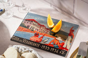 Tabla de Vidrio para Cortar 20 x 28 cm | Colección En Viaje de Memoria Chilena /Pucón