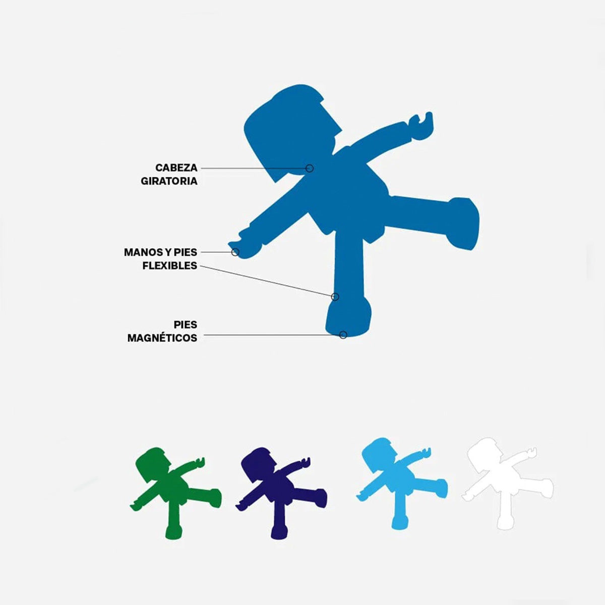 IMANIX Friends Fun 5 figuras magnéticas