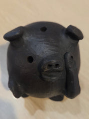 Chancho de Greda Negra Incienso