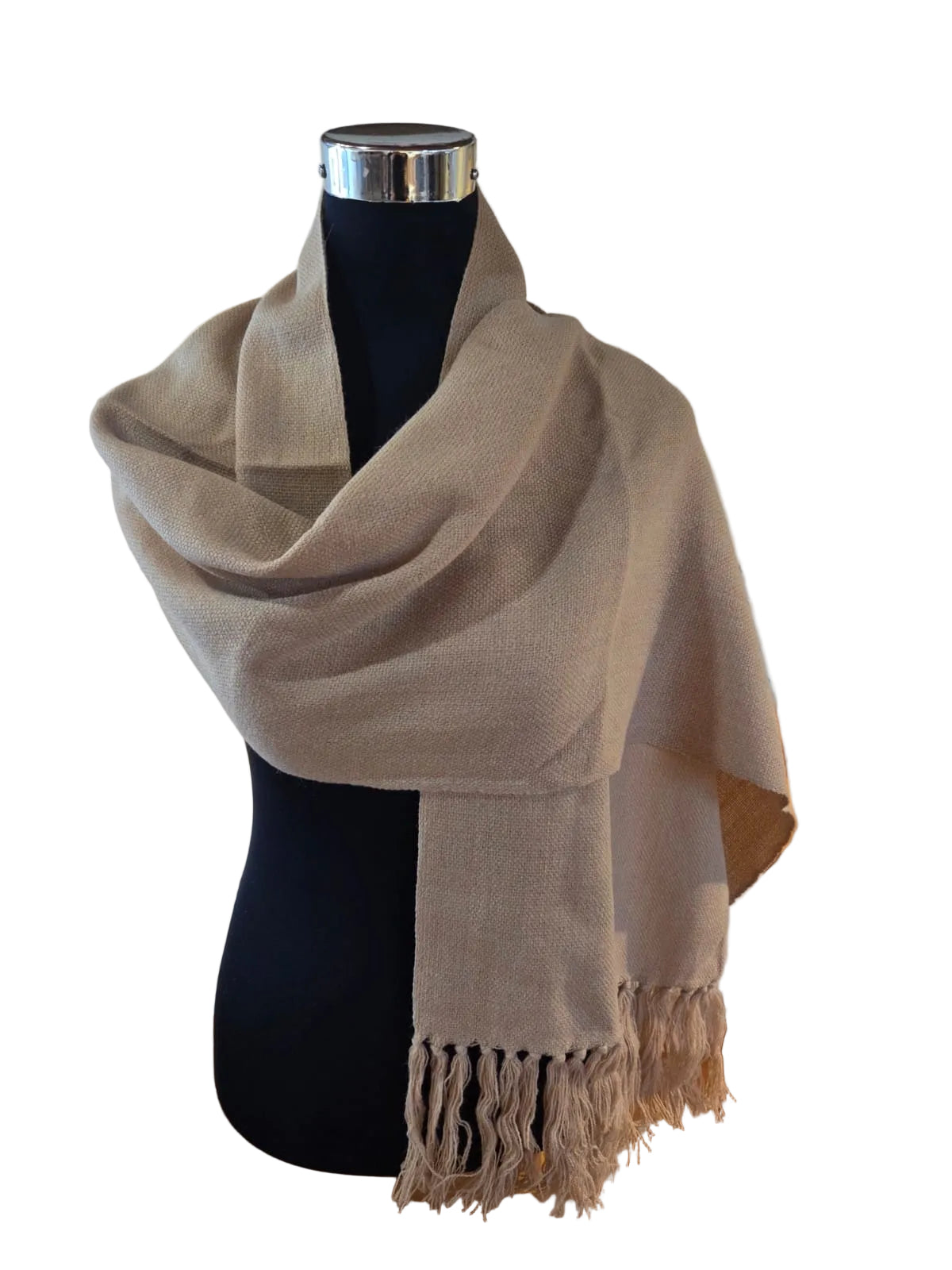 Bufanda de Lana y Alpaca - Beige