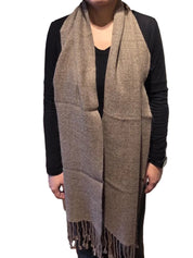 Bufanda alpaca unisex Rosillo Claro