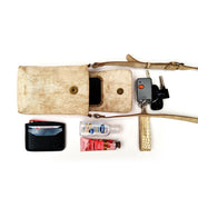 Portacelular - Cell Bag de cuero modelo MARTHA Off White