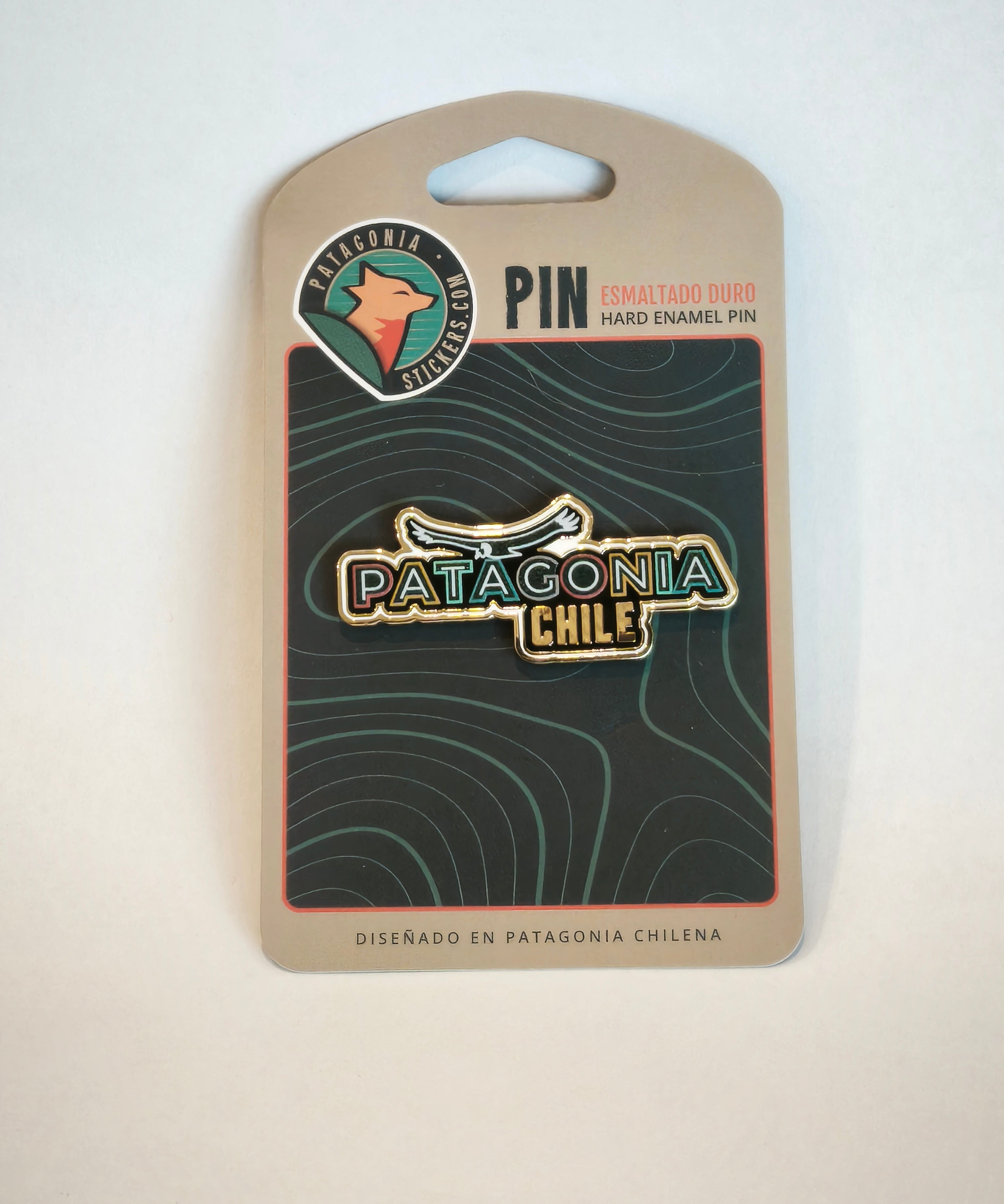 Pin Patagonia Chile - Creado en Chile