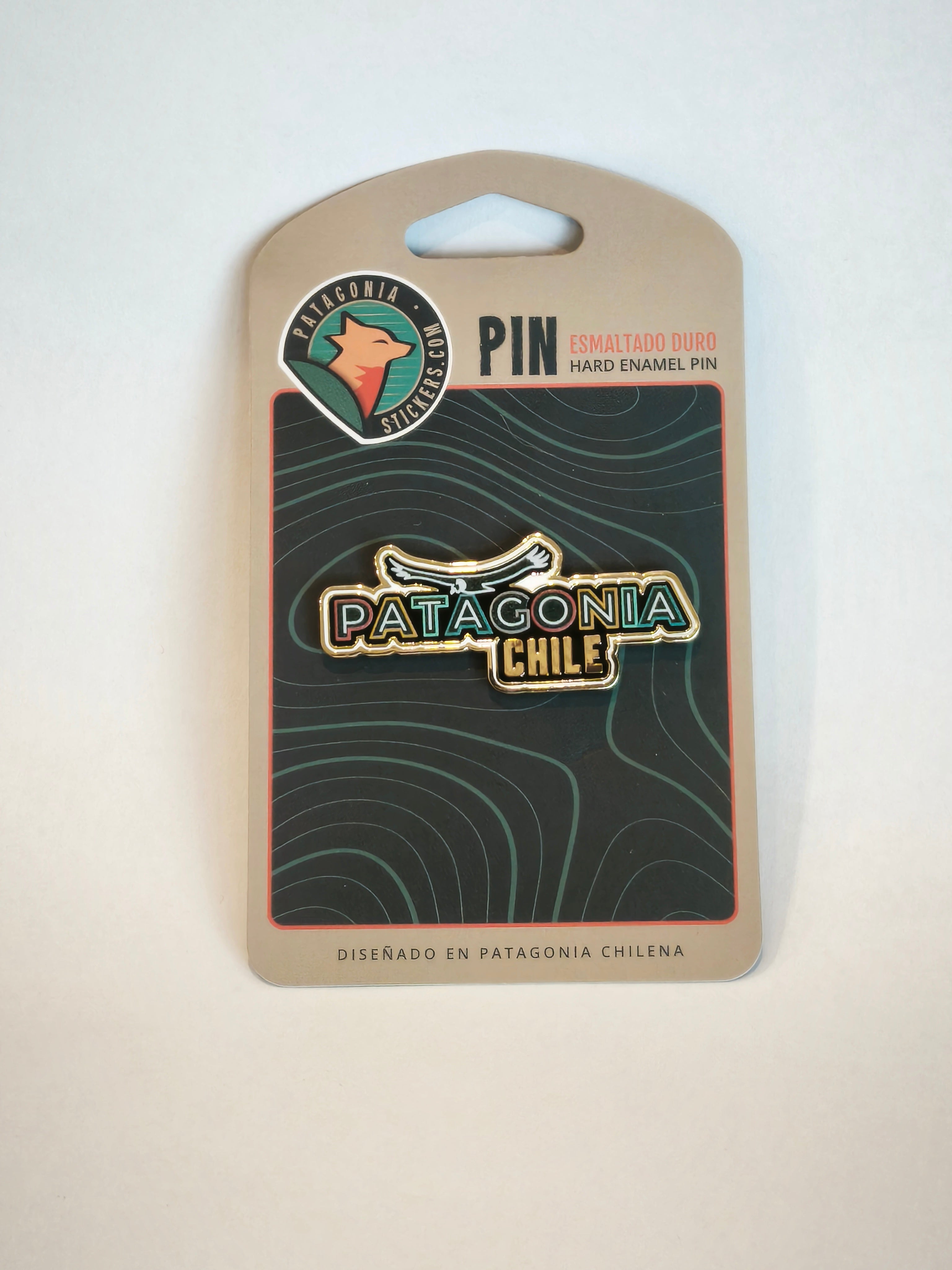 Pin Patagonia Chile - Creado en Chile