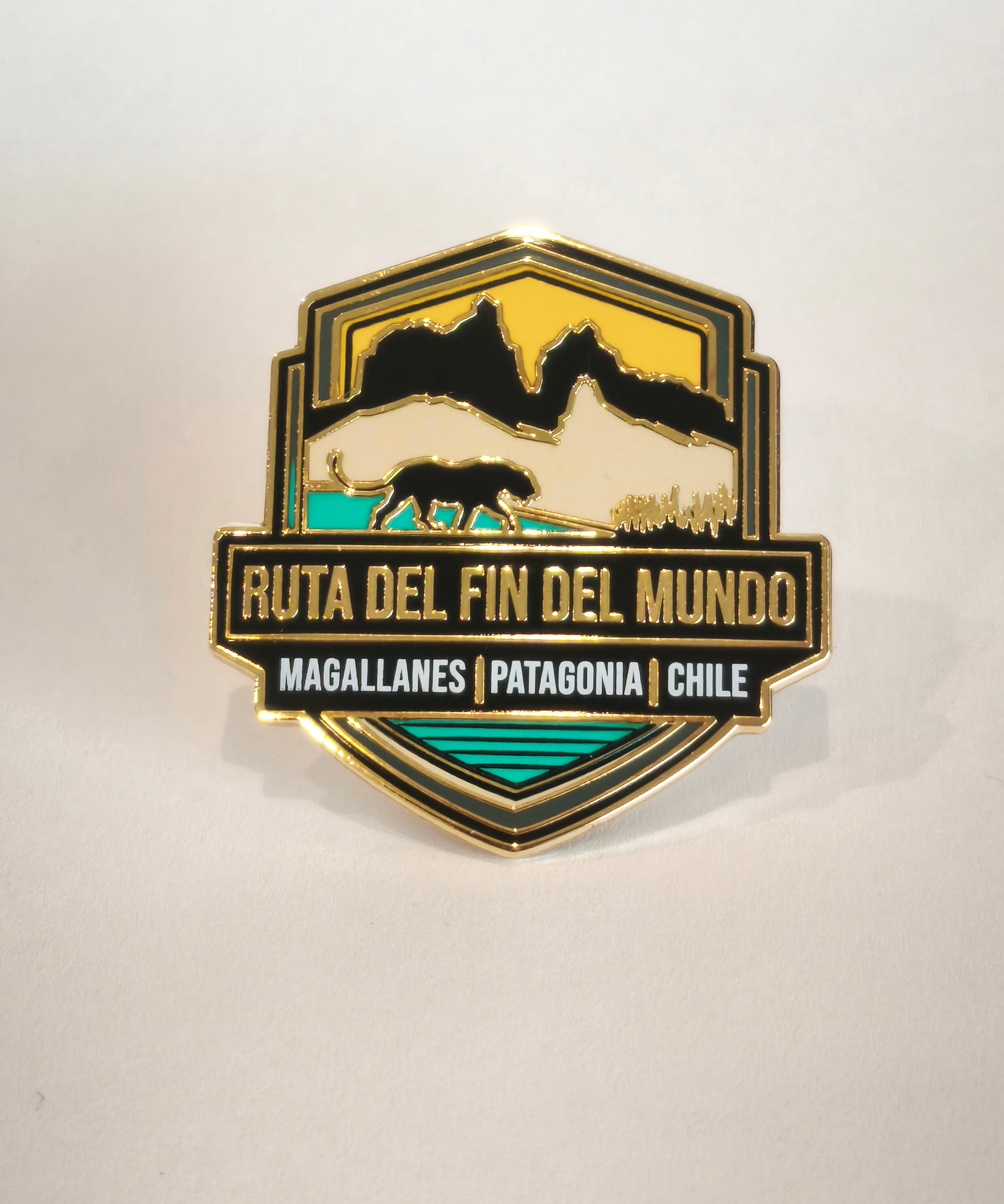 Pin Ruta del Fin del Mundo - Creado en Chile