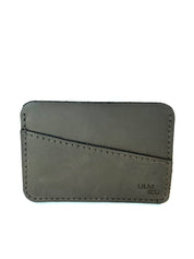 TARJETERO DE CUERO NEGRO