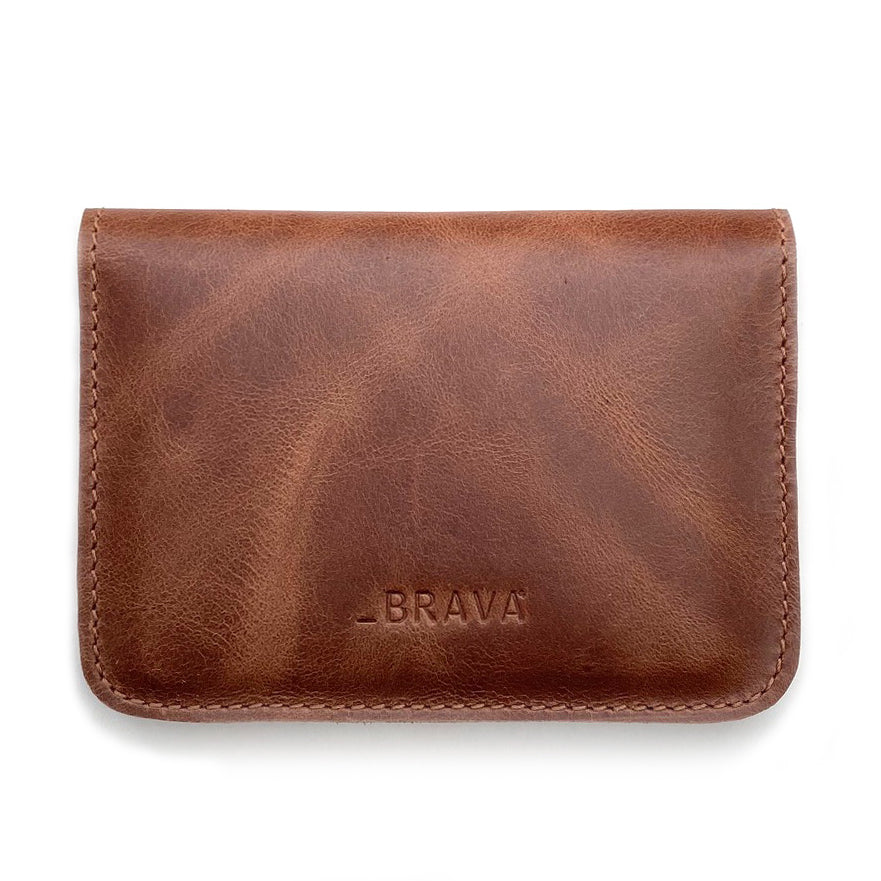 Billetera & tarjetero modelo TERESA Salvaje Cognac