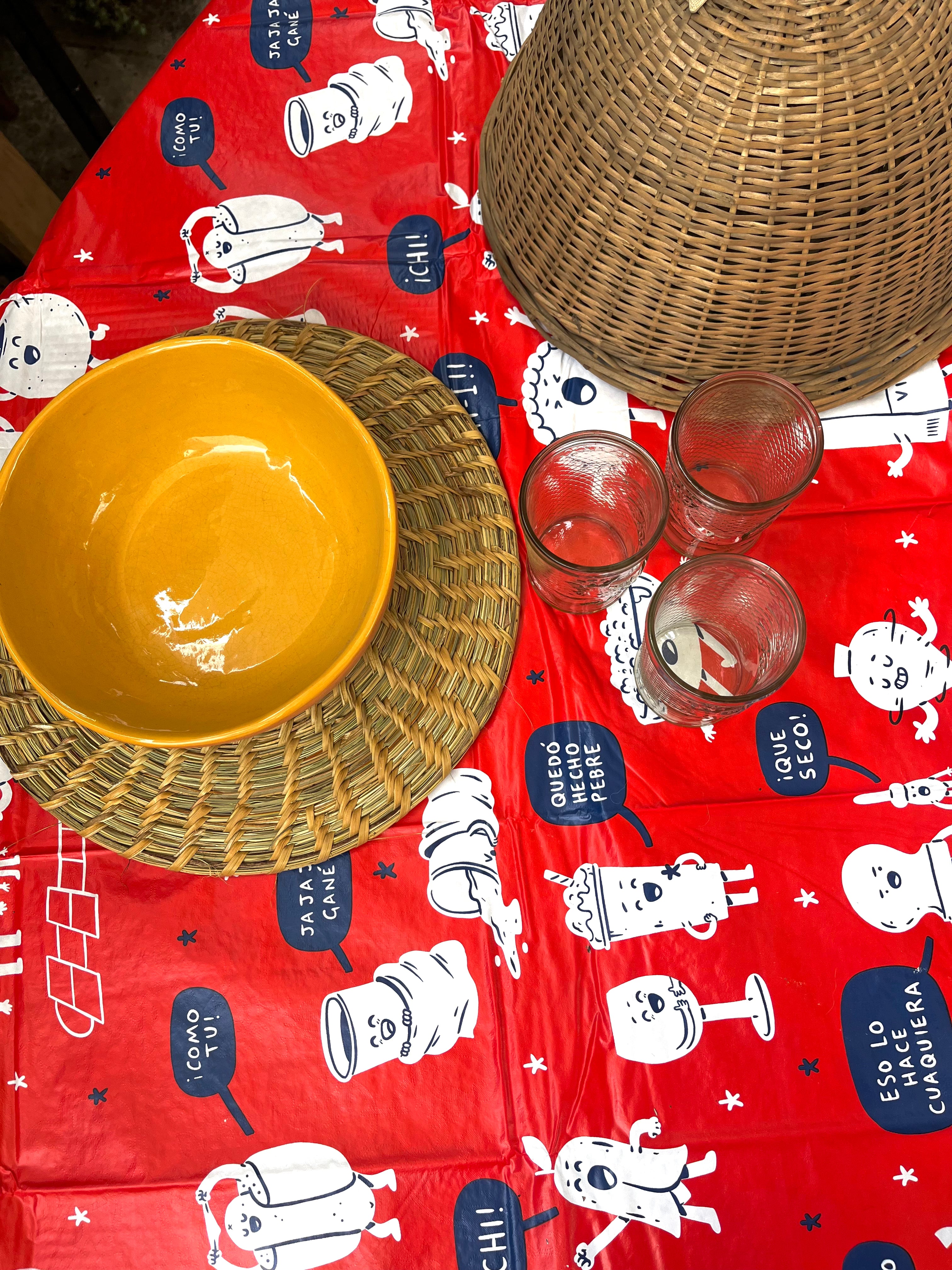 Mantel Reutilizable Dieciochero De Chile Ingesman 110x180cm