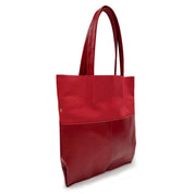 Cartera de cuero modelo COCO Rojo