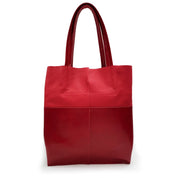 Cartera de cuero modelo COCO Rojo