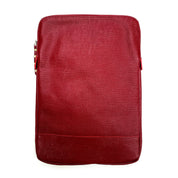 Funda Notebook de cuero modelo JAVIERA Rojo