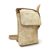 Portacelular - Cell Bag de cuero modelo MARTHA Off White