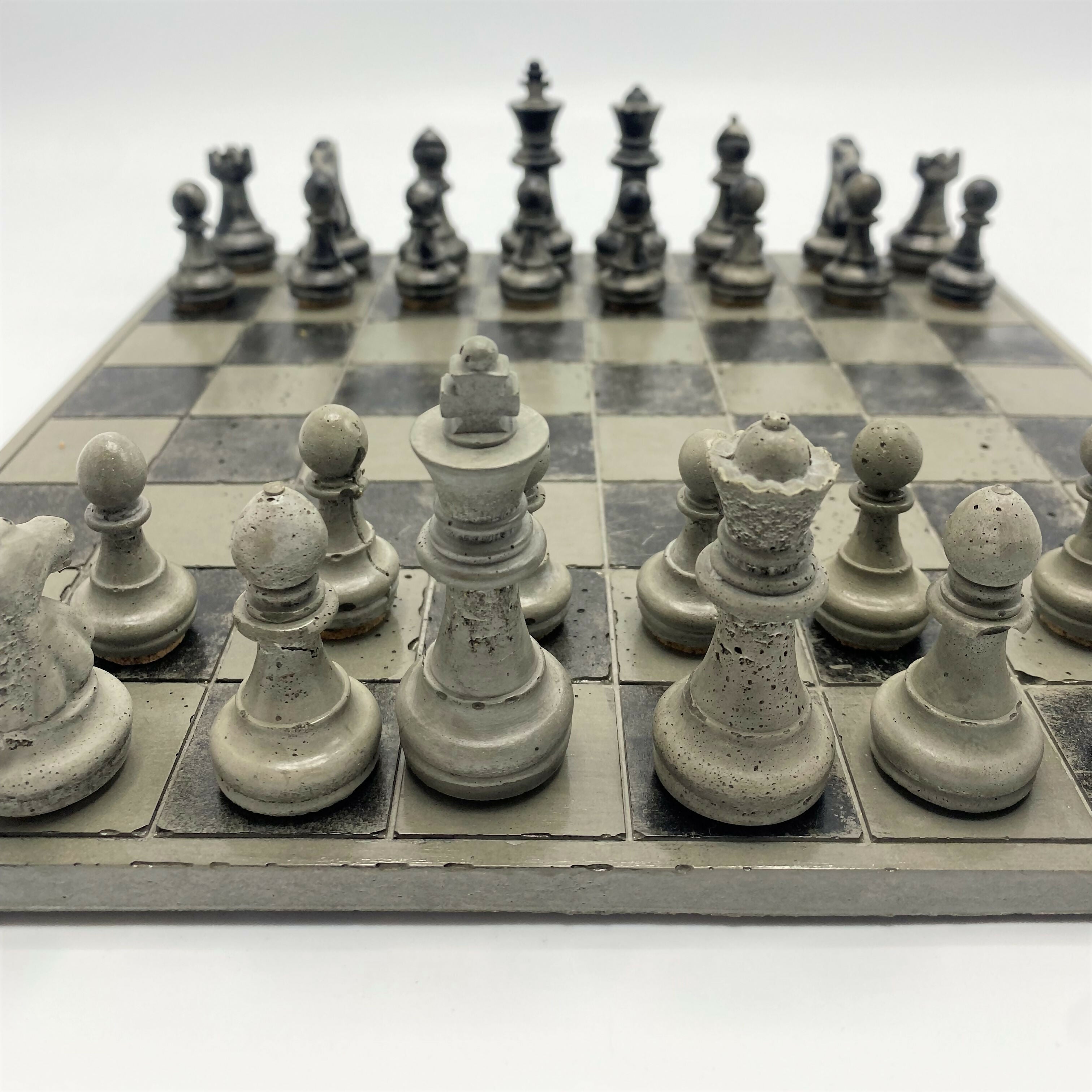 AJEDREZ HORMIGÓN NEGRO BETOH