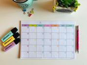 Calendario Pasteles Chico