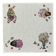 Set 4 Servilletas Jarrones - Lino Poliester