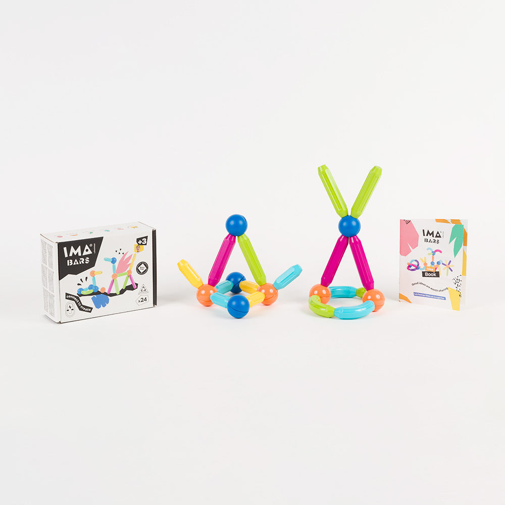 Juegos magnéticos | Imabars 24 piezas - IMANIX
