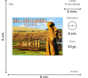 Imán Cerámico Isla de Pascua
