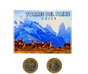 Imán Cerámico Torres del Paine - Creado en Chile