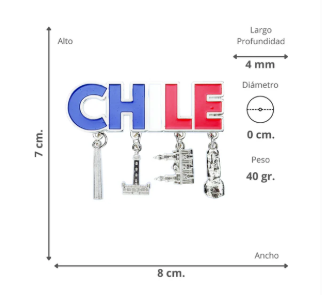 Magneto Diseños de Chile colgantes