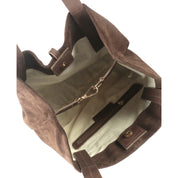 Cartera de cuero modelo JANE Chocolate
