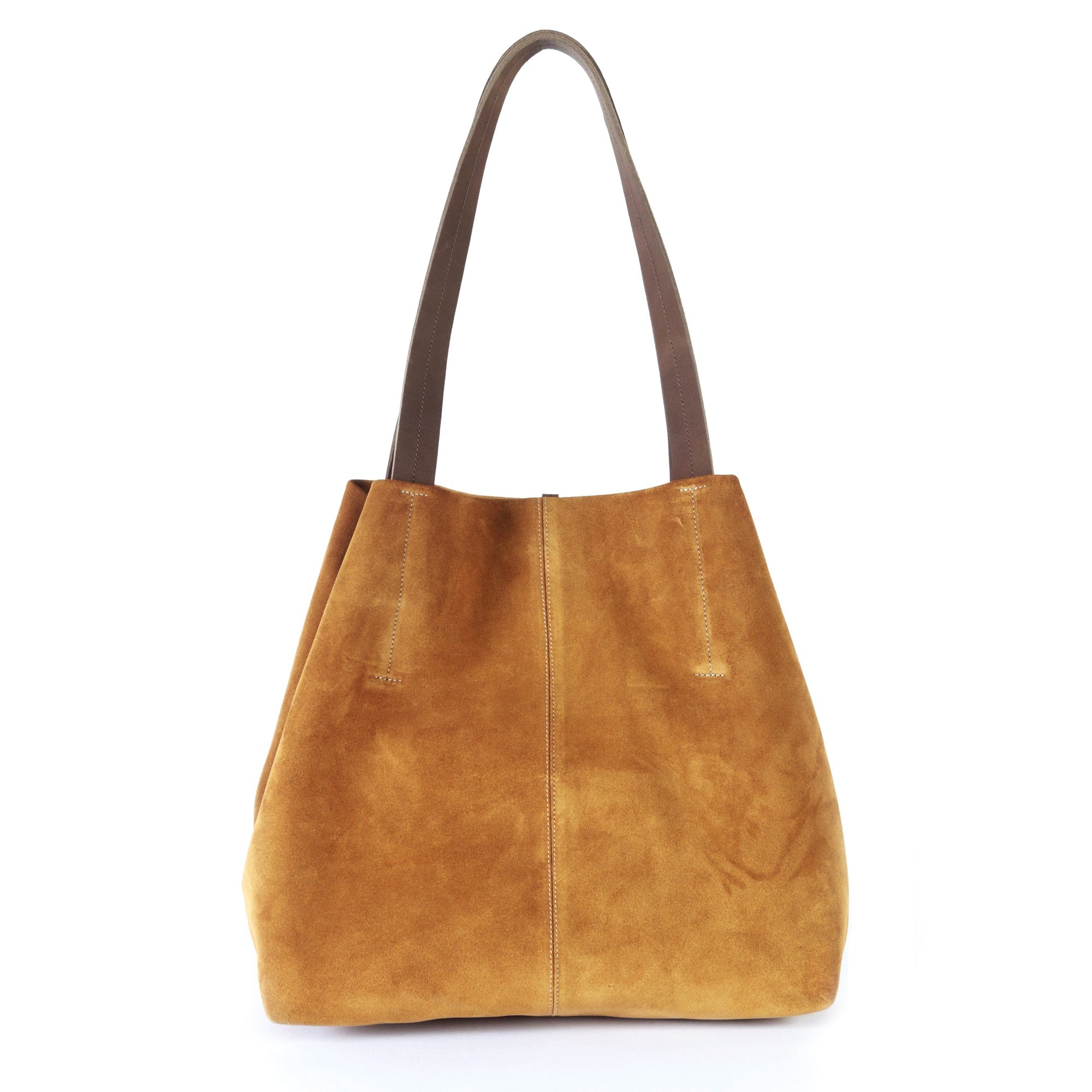 Cartera de cuero modelo JANE Tostado