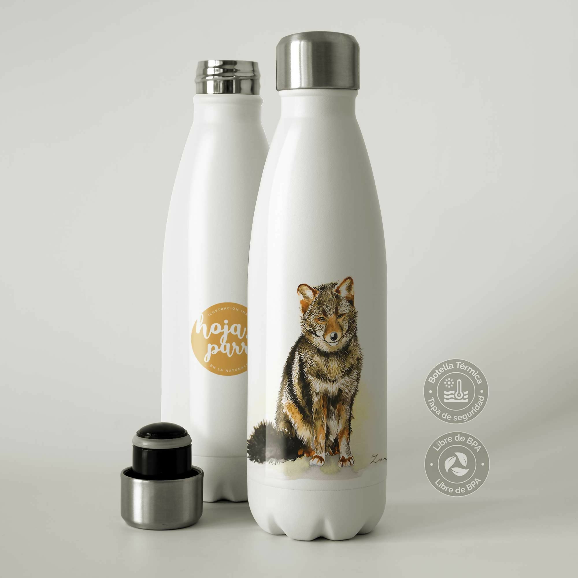 Termo botella Zorro de Darwin