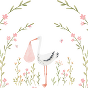 Individuales Baby Shower Rosa