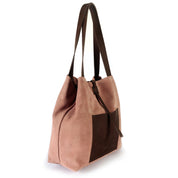 Cartera de cuero modelo JANE Rosa