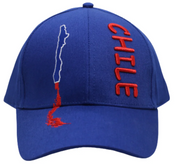 Jockey Chile Azul Bordado Mapa