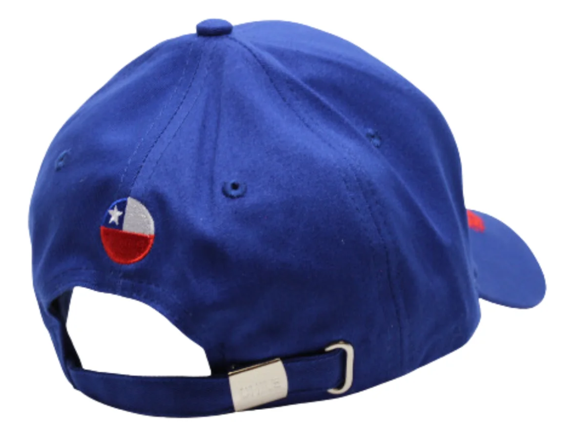 Jockey Chile Azul Bordado Mapa