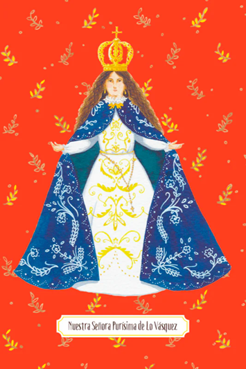 Postal Vírgen de Lo Vásquez