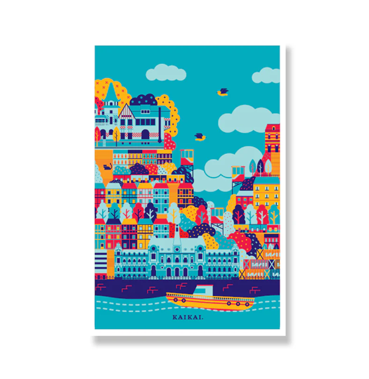 Postal Ascensores Valparaíso