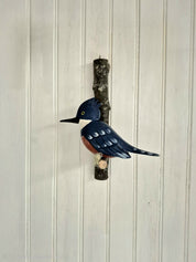 Pájaro tallado Martín Pescador