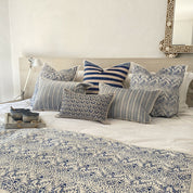 Cojín Lineas Celeste - 60 x 40