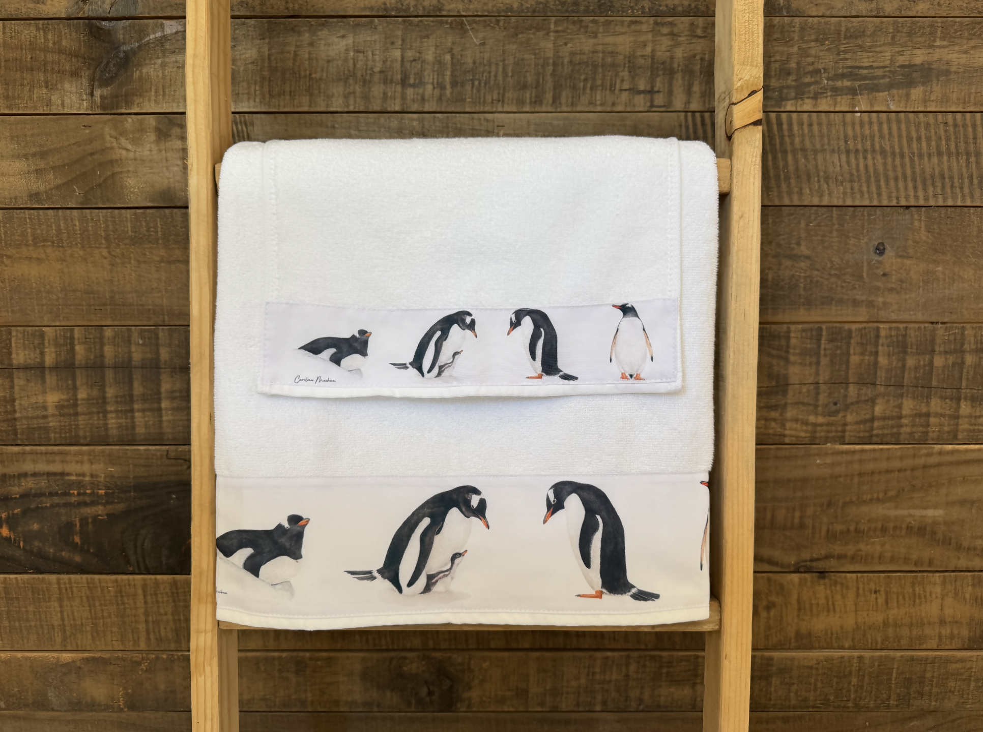 toalla pinguino