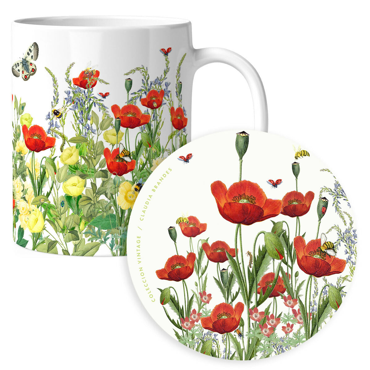 POST AMAPOLAS RANUNCULOS TAZON POSAVASOS