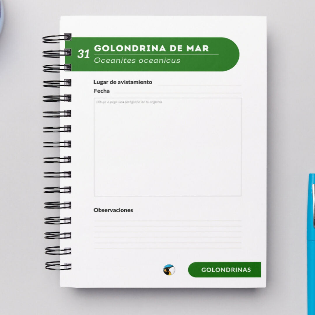 Cuaderno de Campo Aves Marinas de Chile